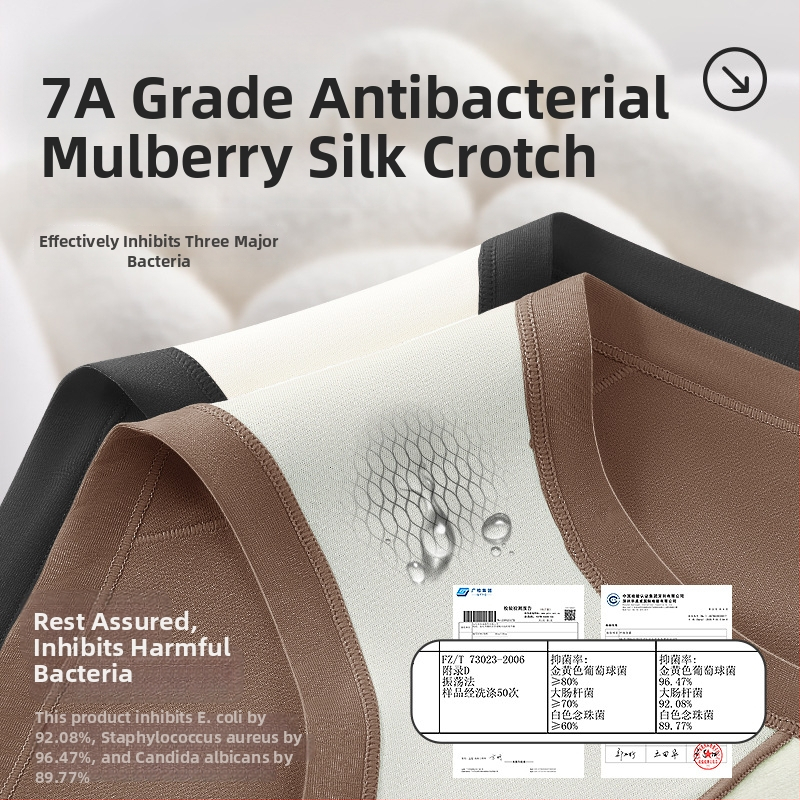 Ženske gaćice od pamuka za oblikovanje, visoki struk, podizanje stražnjice, kontrola abdomena, antibakterijske; podstava prepona od mulberry silk; glavna tkanina 90–95% pamuk