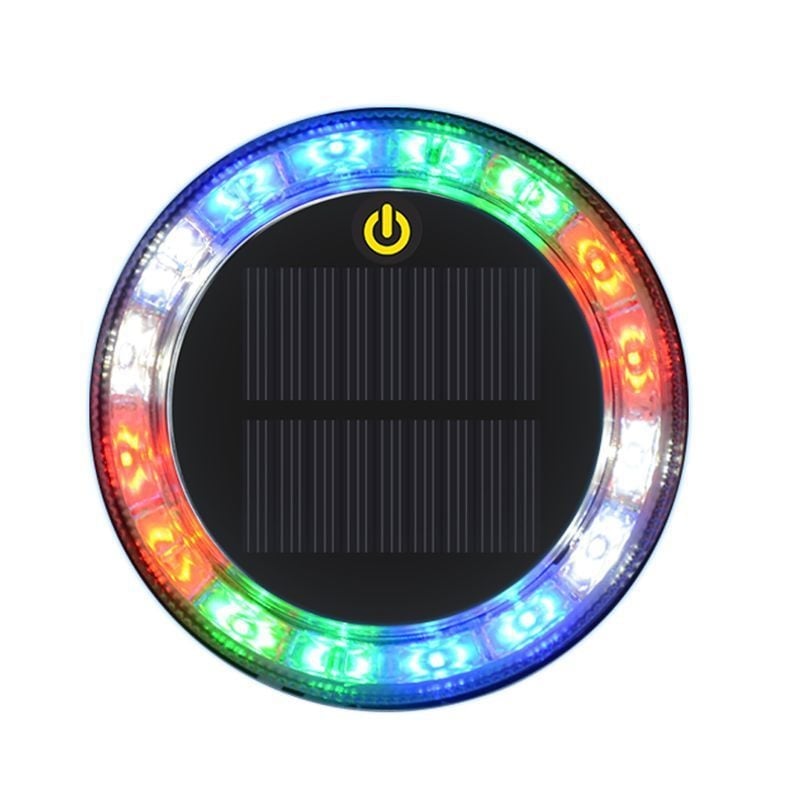 LED zadná svetlá pre vozidlo – solárne napájanie, bez káblov, Solar flash tail light, 3.7V, LED PC telo