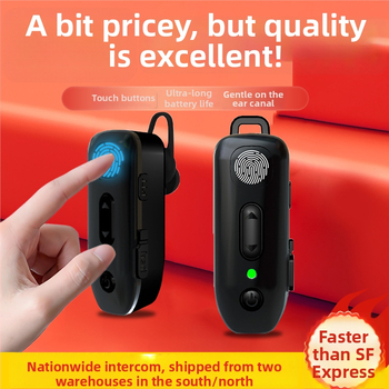 Intercom mini pentru catering și hoteluri, rezistent la apă, rază de 1,5–3 km, fără baterie, cod produs G72