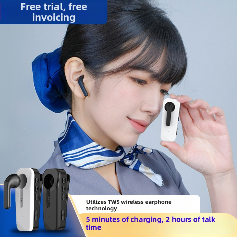 Intercom mini pentru catering și hoteluri, rezistent la apă, rază de 1,5–3 km, fără baterie, cod produs G72