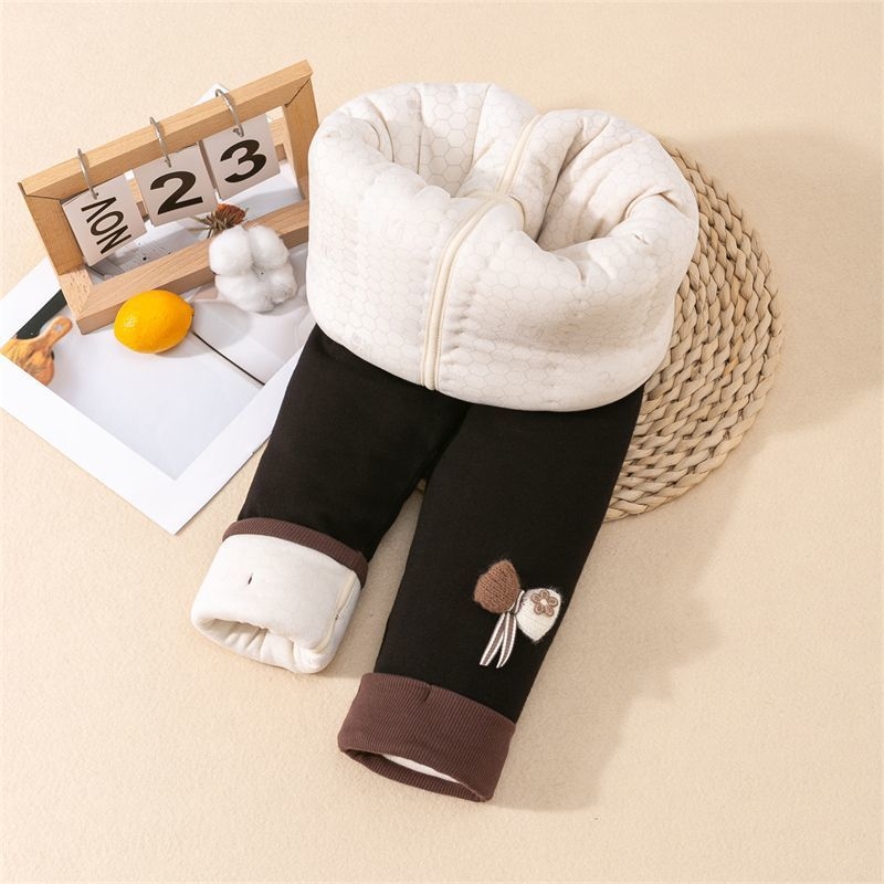 Gyermek téli nadrág nyúl szőrrel ≥95% és EVA szövettel, újszülötteknek