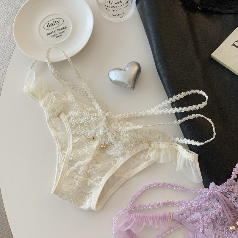 Dantelaste ženske gaćice, niski struk, poliester čipka, pamuk podstava, broj niti 31–40d