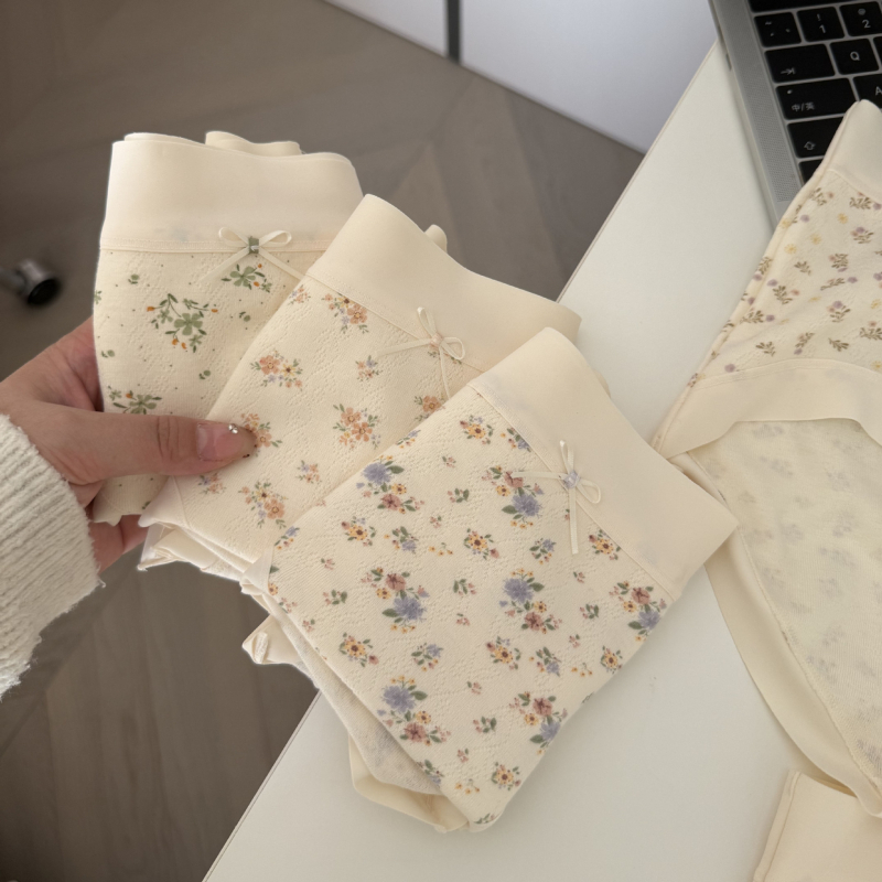 Dječje gaćice za djevojčice sa srednjim porastom, pamuk, obična pletenina, glavni materijal 95–100% pamuk, podstavka prepona 100% pamuk, Monet Garden