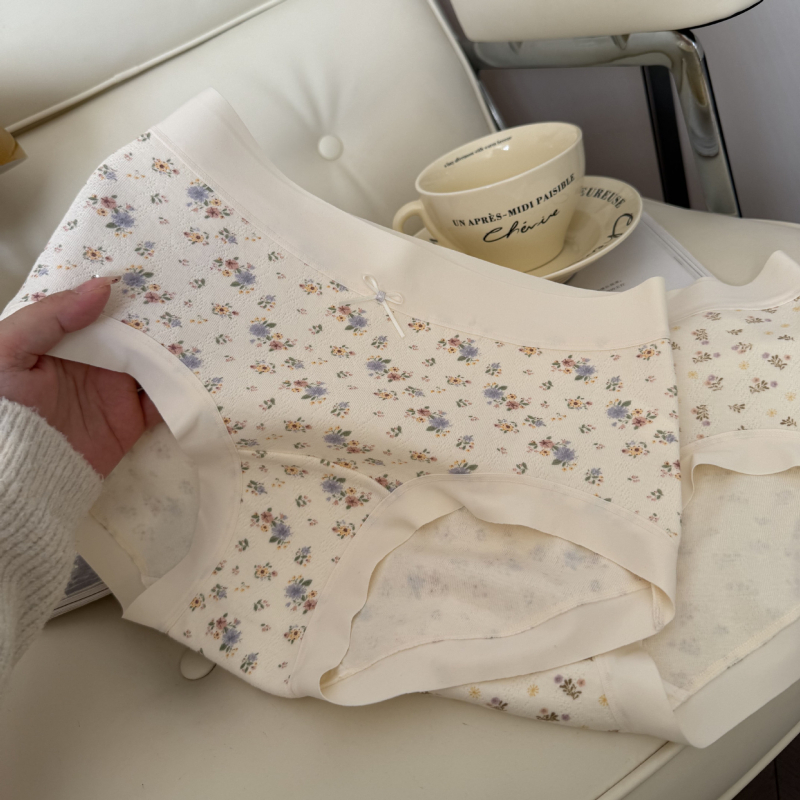 Dječje gaćice za djevojčice sa srednjim porastom, pamuk, obična pletenina, glavni materijal 95–100% pamuk, podstavka prepona 100% pamuk, Monet Garden