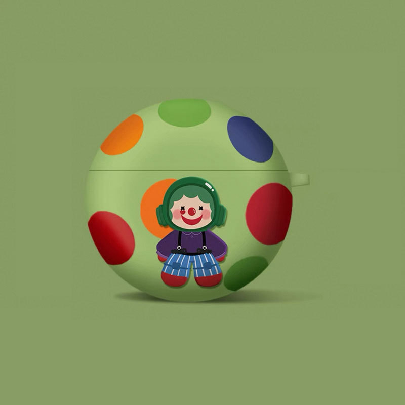 Carcasă pentru Huawei FreeBuds 5i/6i – stil clip, personaj desen animat cu stele, TPU moale, finisaj spray