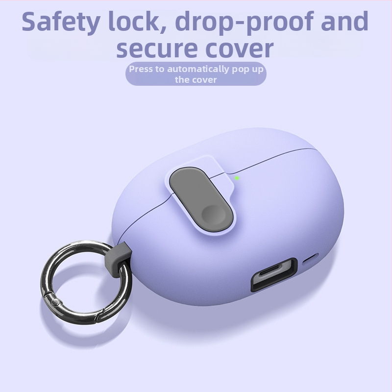 Carcasă pentru Huawei FreeBuds 5i/6i – stil clip, personaj desen animat cu stele, TPU moale, finisaj spray