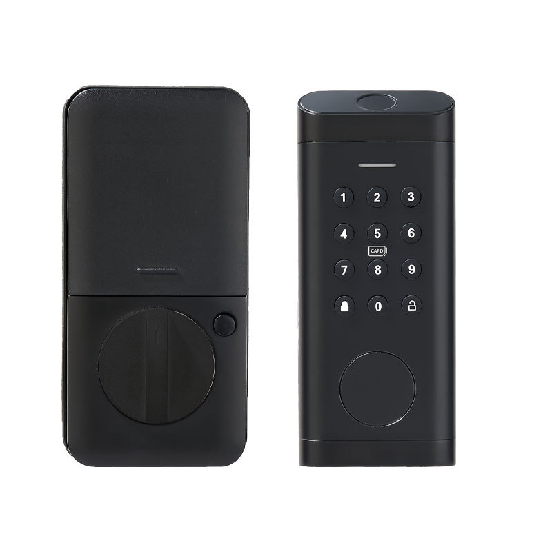 Okos zár ujjlenyomattal, amerikai szabvány, WiFi alkalmazásvezérlés, Modell D2, cinkötvözet