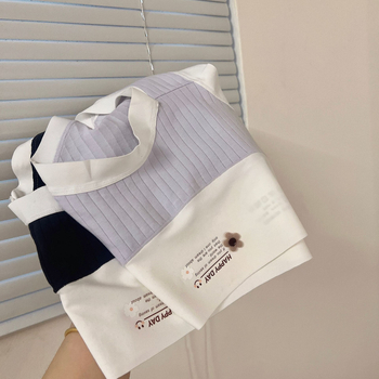 Női pamut magas derekú alsónemű, has támasztás, lélegző és vékony, 80-90% pamut, hullámpont mintázat