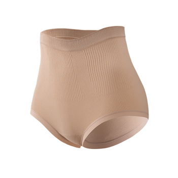 Chiloți shapewear talie înaltă, din nailon respirant, căptușeală din bumbac la zona inghinală, culoare solidă, pentru tineri