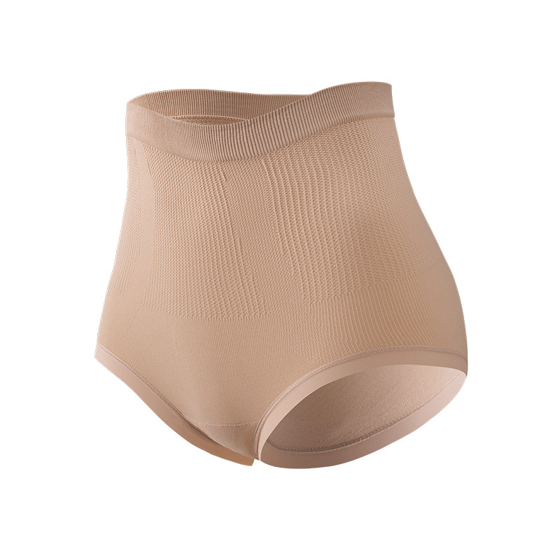 Chiloți shapewear talie înaltă, din nailon respirant, căptușeală din bumbac la zona inghinală, culoare solidă, pentru tineri