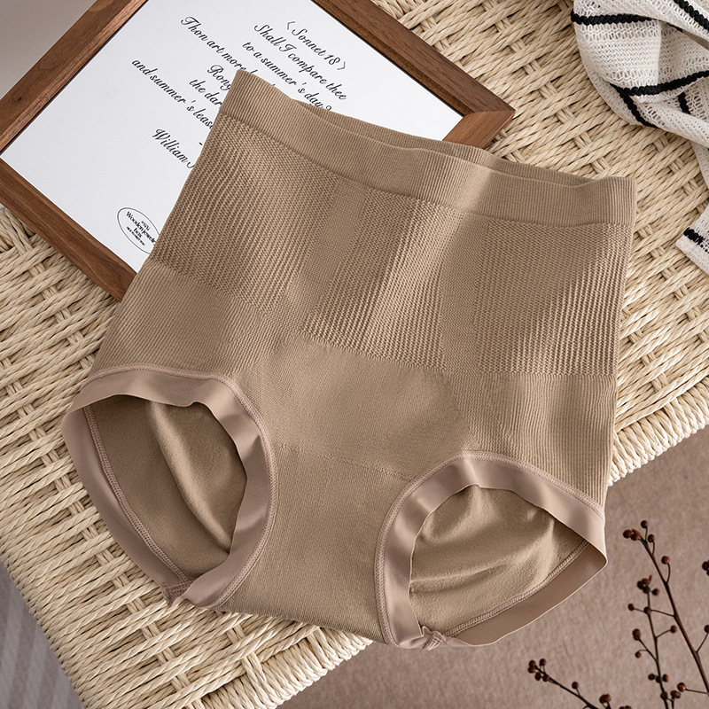 Chiloți shapewear talie înaltă, din nailon respirant, căptușeală din bumbac la zona inghinală, culoare solidă, pentru tineri