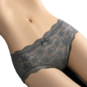Ženske čipkaste gaćice, najlon 90–95% materijal, pamukova podstava u preponama, srednji pojas, prozračan