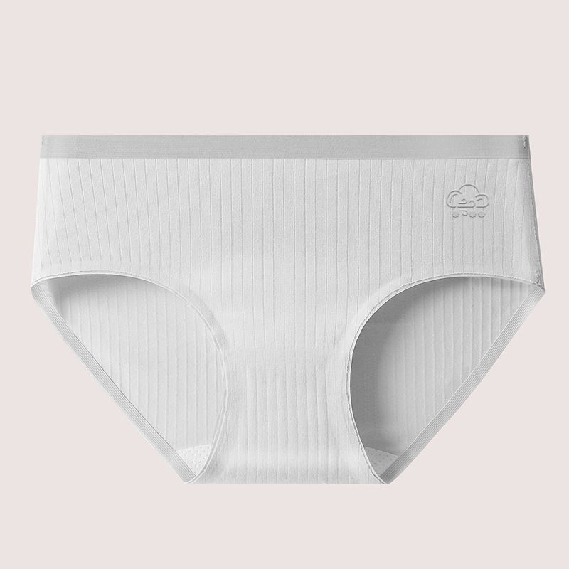 Női pamutból készült antibakteriális, lélegző középmagasságú alsónemű, 40s pamutszövet