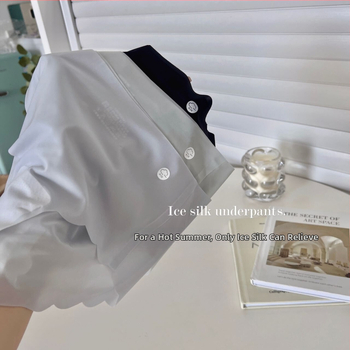 Ženske gaćice od Ice Silk, srednji struk, ultra tanke, prozračne, s pamukom u području prepona