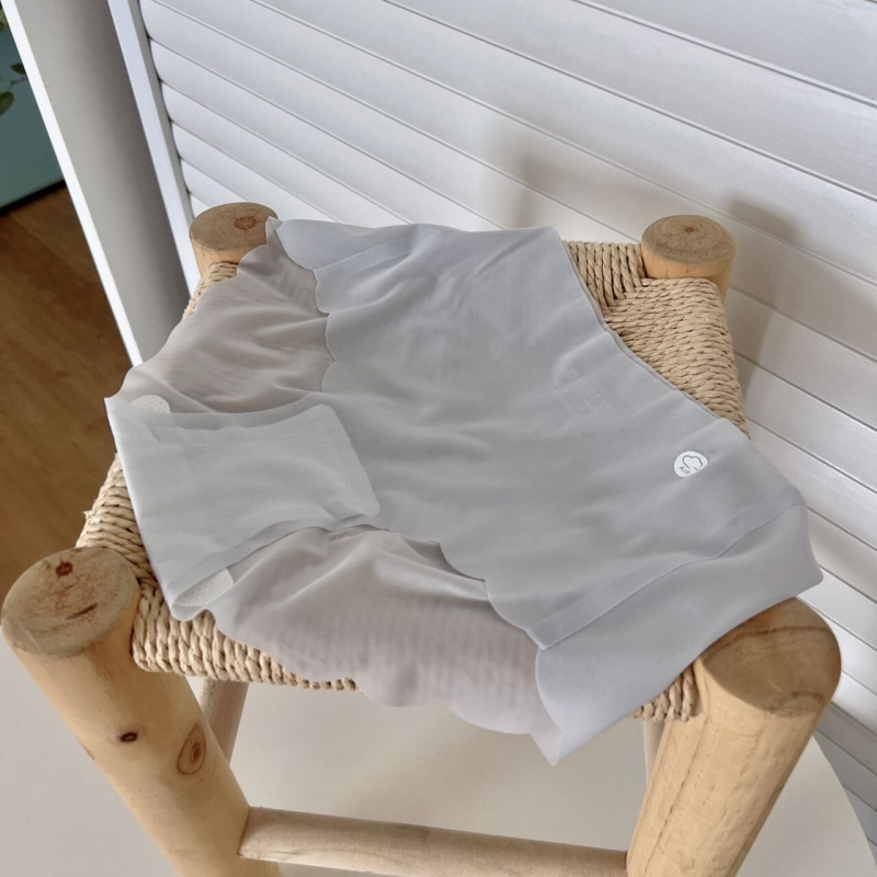 Ženske gaćice od Ice Silk, srednji struk, ultra tanke, prozračne, s pamukom u području prepona
