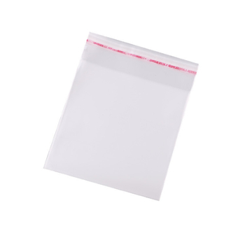 Pungă de ambalare OPP transparentă, autoadezivă, cu logo imprimat | Material: plastic; Acuratețea lățimii: 2 mm; Utilizare: ambalare pentru obiecte mici, cum ar fi bijuterii