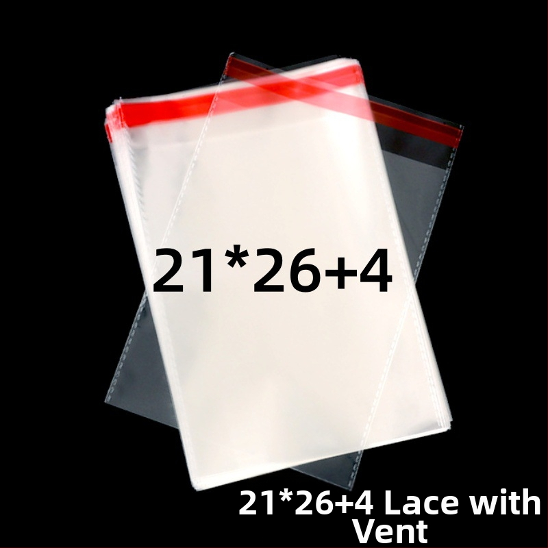 Pungă de ambalare OPP transparentă, autoadezivă, cu logo imprimat | Material: plastic; Acuratețea lățimii: 2 mm; Utilizare: ambalare pentru obiecte mici, cum ar fi bijuterii