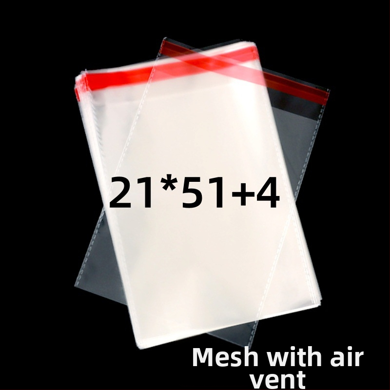 Pungă de ambalare OPP transparentă, autoadezivă, cu logo imprimat | Material: plastic; Acuratețea lățimii: 2 mm; Utilizare: ambalare pentru obiecte mici, cum ar fi bijuterii