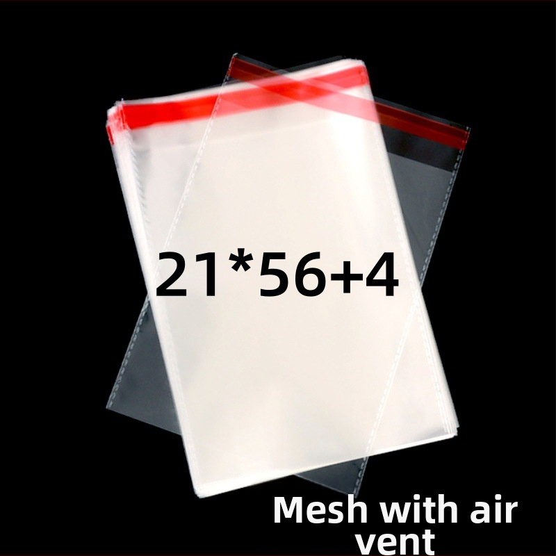 Pungă de ambalare OPP transparentă, autoadezivă, cu logo imprimat | Material: plastic; Acuratețea lățimii: 2 mm; Utilizare: ambalare pentru obiecte mici, cum ar fi bijuterii