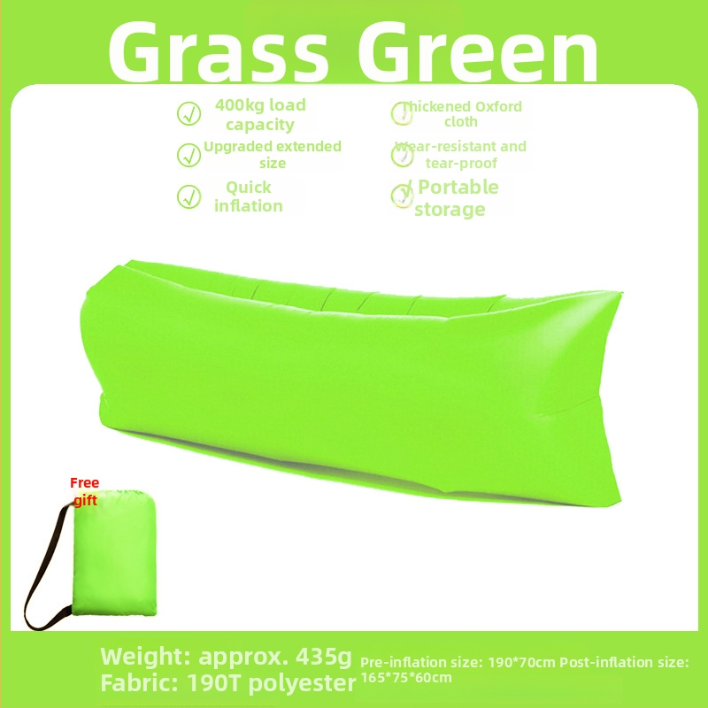 Φουσκωτό κρεβάτι για ένα άτομο Lecamp – φορητή λύση κάμπινγκ (730 g; χωρητικότητα 300 kg; Oxford ύφασμα; διπλής στρώσης κατασκευή)