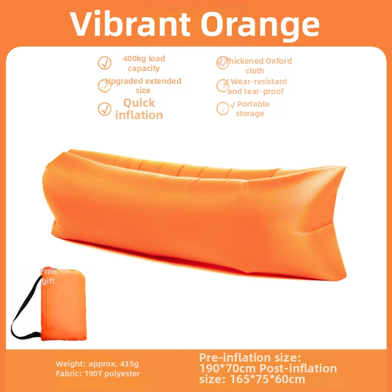 Φουσκωτό κρεβάτι για ένα άτομο Lecamp – φορητή λύση κάμπινγκ (730 g; χωρητικότητα 300 kg; Oxford ύφασμα; διπλής στρώσης κατασκευή)