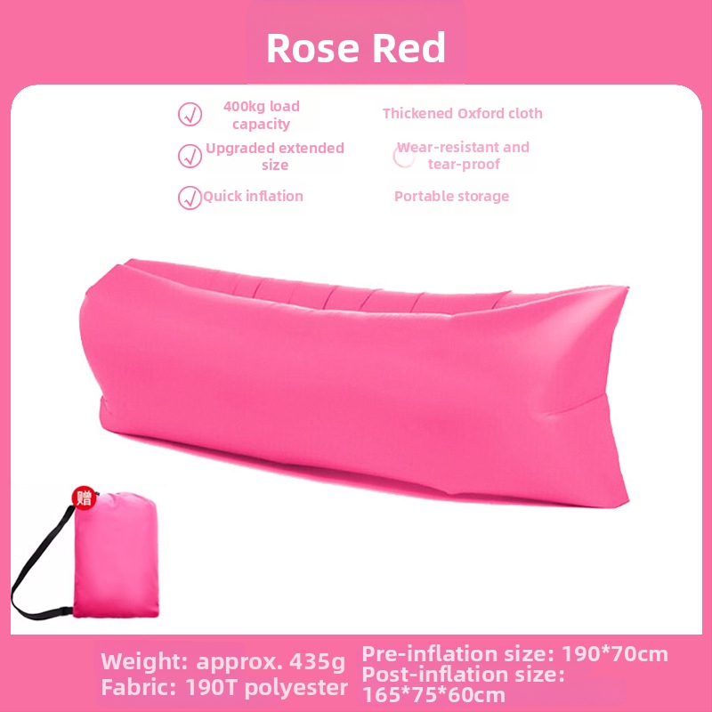 Φουσκωτό κρεβάτι για ένα άτομο Lecamp – φορητή λύση κάμπινγκ (730 g; χωρητικότητα 300 kg; Oxford ύφασμα; διπλής στρώσης κατασκευή)