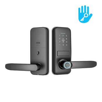 P13 Elektronička brava za vrata | 100 memorija otisaka prstiju; do 100000 otključavanja; skeniranje 0,1 s; pristup otiskom prsta, lozinkom ili ključem; pogodna za drvena, metalna ili plastična vrata