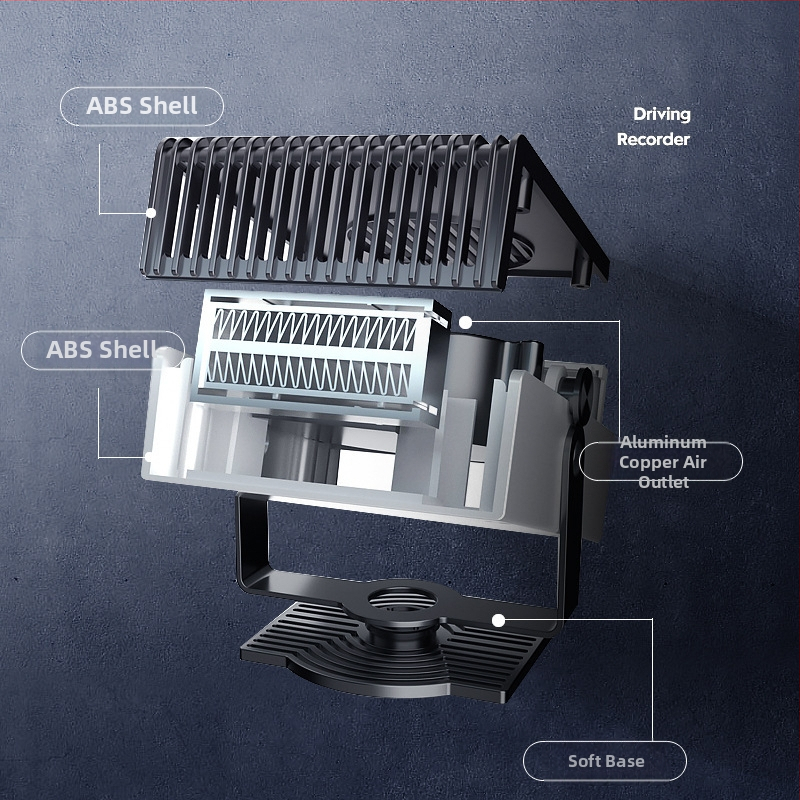 Automobilski grijač za odmrzavanje i grijanje, 150W, 12V/24V, ABS, Model 7281