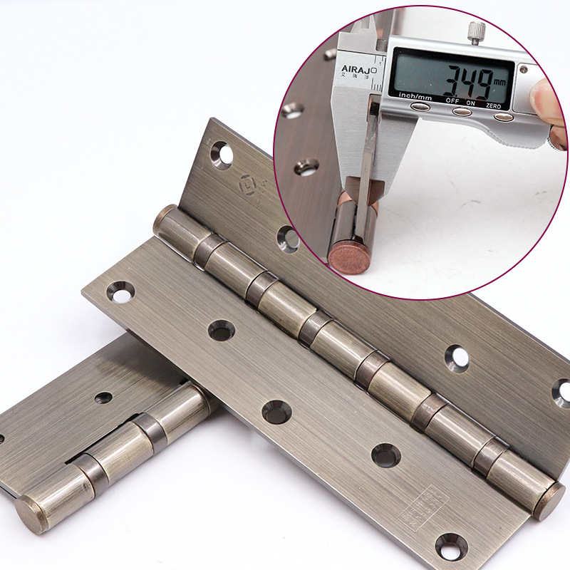 Csapágyas ajtócsukló, rozsdamentes acél, polírozott/elektroforozott felület, vastagodott kialakítás, modern minimalista stílus