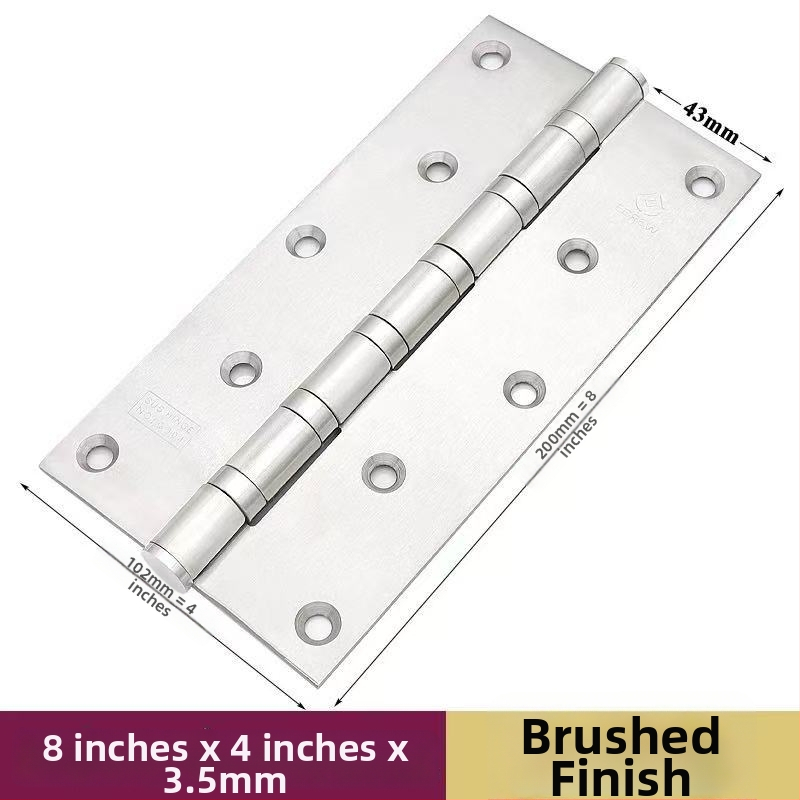 Csapágyas ajtócsukló, rozsdamentes acél, polírozott/elektroforozott felület, vastagodott kialakítás, modern minimalista stílus