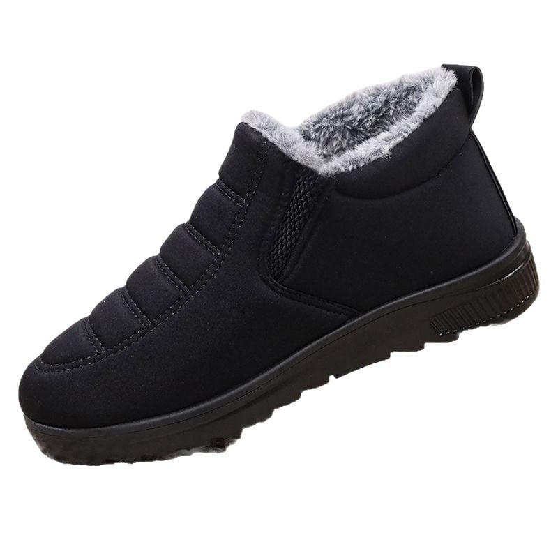 Muške zimske papuče od pamuka — debeli gornji dio, PVC đon, protuklizne (Zima, Debeli, Pamuk, PVC đon, Protuklizno)