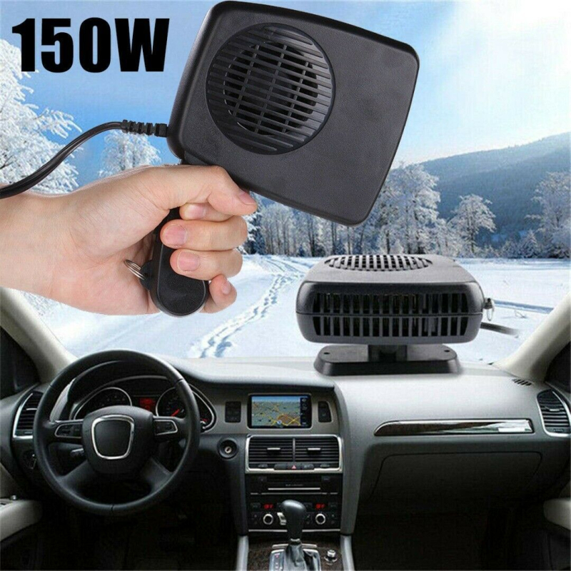Auto grijač s funkcijom odmrzavanja i odmagljivanja, 150W, 12V/24V, plastično kućište, model 1156