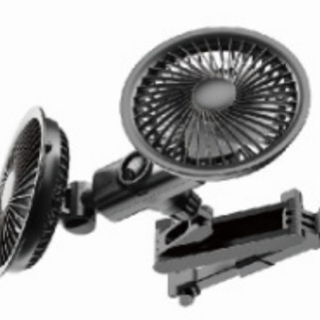 Automobilski ventilator s nosačem, okretni (ABS, 7.5W, Model G14, Hlađenje)