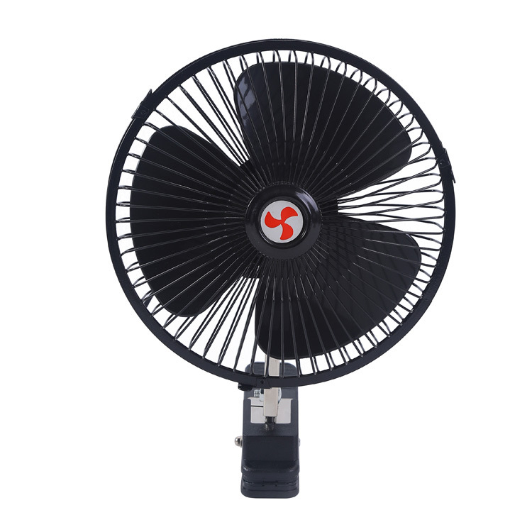 Automobilski ventilator HJ-Y-8, željezo i plast, 12V/24V/48V, snaga 12, za kamione i automobile, potpuno zatvoren dizajn
