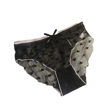 Chiloți pentru femei, stil japonez, dantelă jacquard, talie medie, căptușeală din bumbac, respirabil