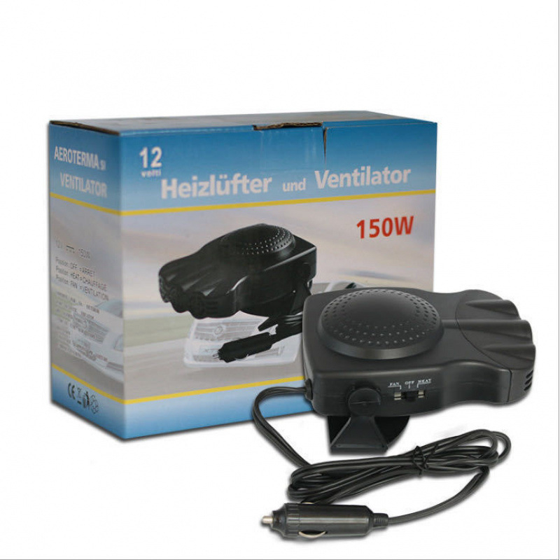 Automobilski grijač za vjetrobran s odmrzivanjem i odmagljivanjem, 12V, 150W, ABS