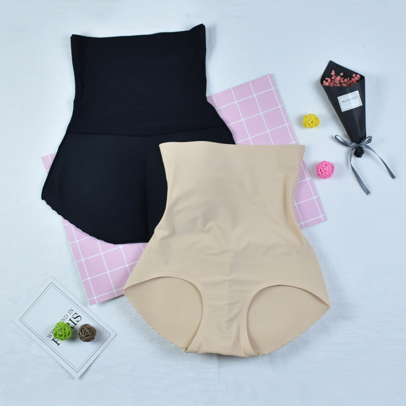 Chiloți modelatori din nylon pentru ridicarea șoldurilor, talie înaltă, control al abdomenului, căptușită cu burete