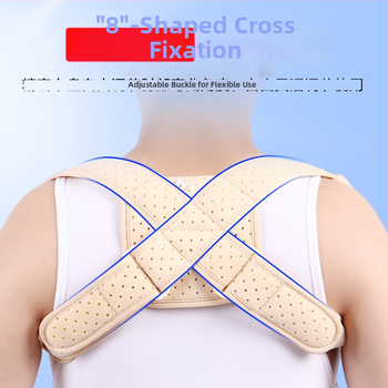 Ζώνη σταθεροποίησης κλείδας με σχήμα οκτώ για διόρθωση στάσης, συνθετικό ύφασμα με πλαστικά μέρη και Velcro, μάρκα Indi, κατασκευαστής Hengshui Yingdi, εγγύηση 3 μηνών