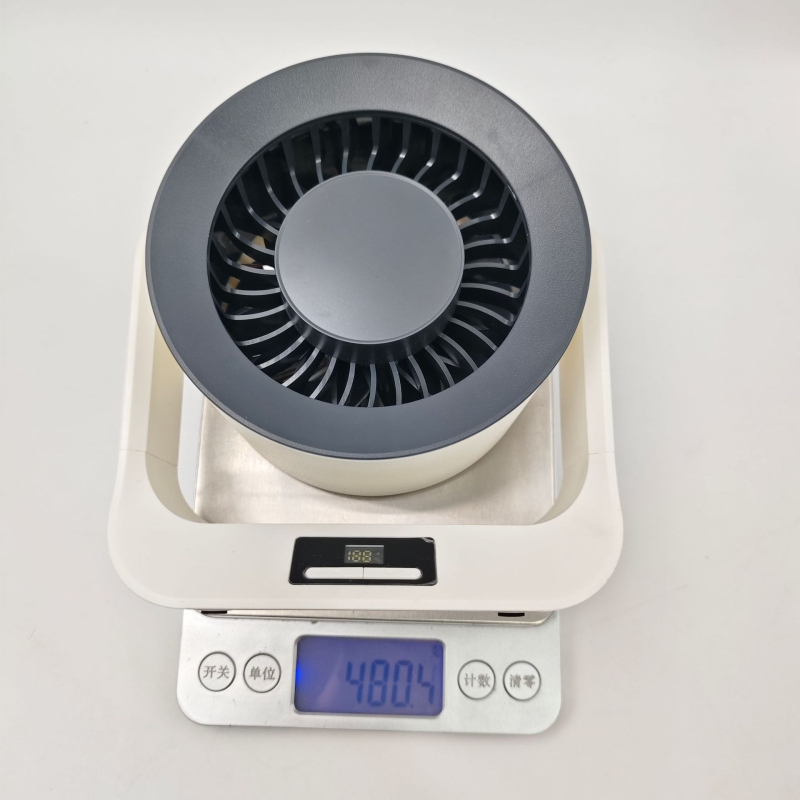 Automobilski ventilator s LED digitalnim zaslonom, akrilno kućište, snaga 5W, višestruko podesiv kut, model HR2520/HR2522