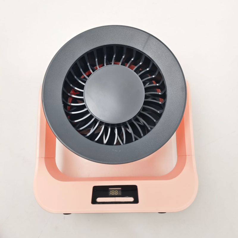 Automobilski ventilator s LED digitalnim zaslonom, akrilno kućište, snaga 5W, višestruko podesiv kut, model HR2520/HR2522