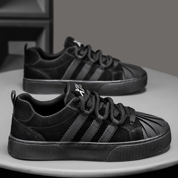 Férfi Shell-Toe munkavédelmi cipő, vízálló, vastag gumitalpú