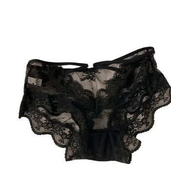 Chiloți din dantelă Jacquard, din nylon, talie medie, fără urme vizibile, ridicare fese, uscare rapidă