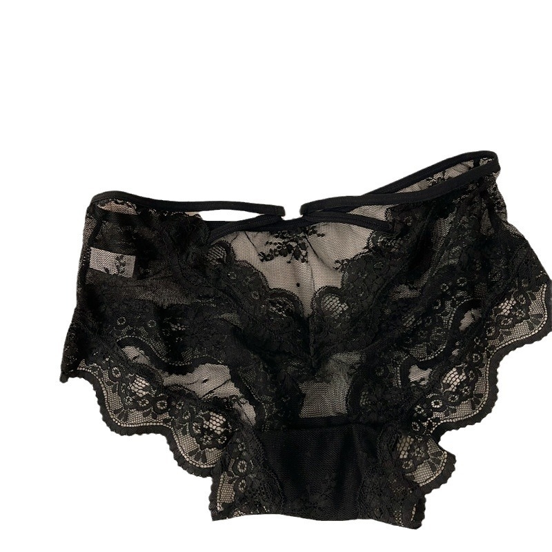 Chiloți din dantelă Jacquard, din nylon, talie medie, fără urme vizibile, ridicare fese, uscare rapidă