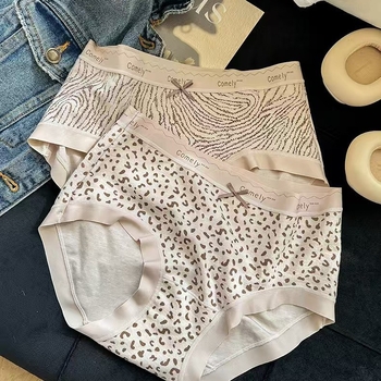 Chiloți pentru fete din viscose, tricotate, talie medie, culoare solidă, căptușală din bumbac, 50–70% viscose, respirabili, pentru toate sezoanele