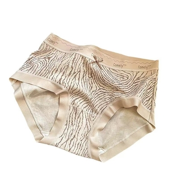 Chiloți pentru fete din viscose, tricotate, talie medie, culoare solidă, căptușală din bumbac, 50–70% viscose, respirabili, pentru toate sezoanele
