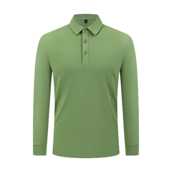 Ανδρικό πόλο με μακριά μανίκια, εφαρμογή σλιμ φιτ, μονόχρωμο, Mercerized πίκε βαμβάκι; σύνθεση υφάσματος: βαμβάκι 69,7%, πολυεστέρας 26,4%, ελαστάν 3,9%