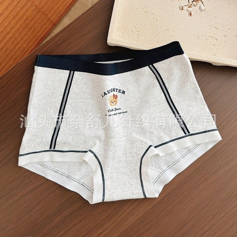 Ženske bokserice od pamuka, srednje visoke struka, pletivo, prozračne i antibakterijske, s podizanjem zadnjice