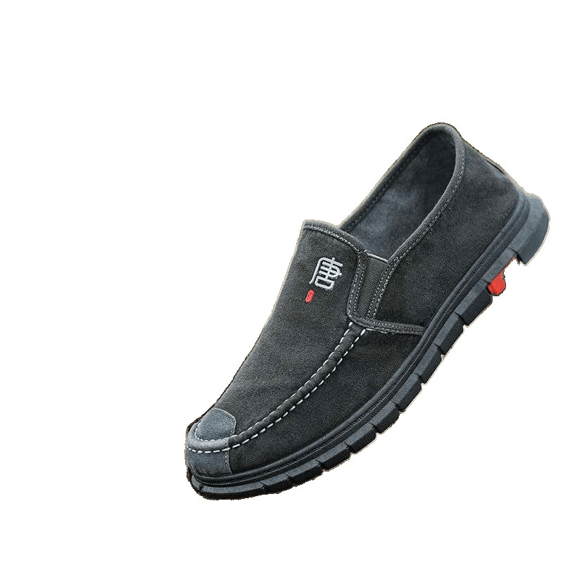 Casual platnene slip-on tenisice – okrugli nos, platneni gornji dio, srednje visine, pjenasta gumena potplat, pamukova ulošak