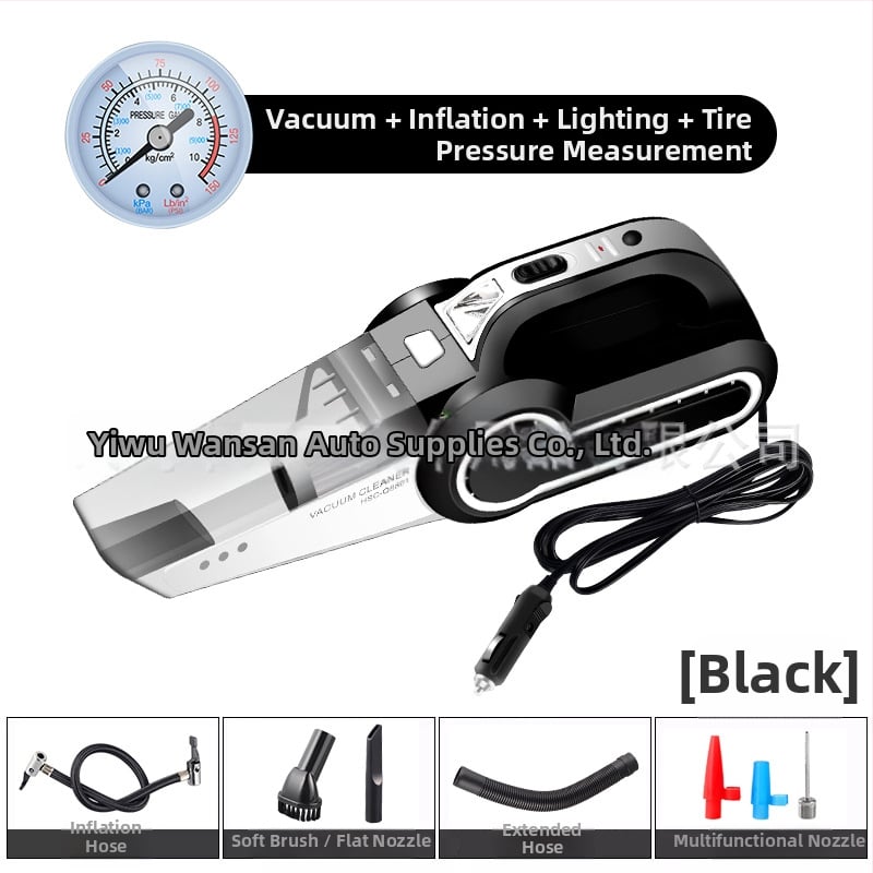 Usisavač za automobil, napajan preko utičnice za upaljač, 12V, 120W, usis 5500Pa