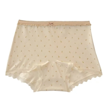 Dievčenské bavlnené boxerkové nohavičky s kvetinovým vzorom, antibakteriálne, priedušné, rýchloschnúce; vysoký pás; hlavná látka 90–95% bavlna; výstelka v rozkroku 100% bavlna